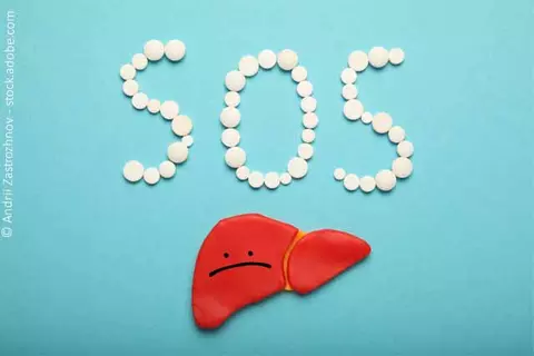 SOS aus Pillen und traurige Leber