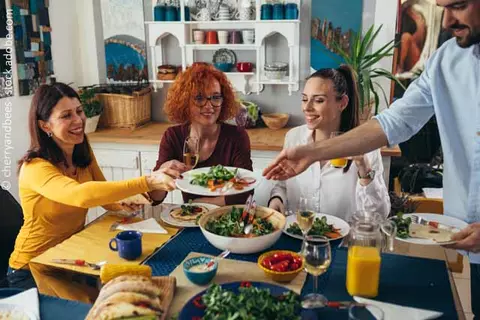 Menschen beim Essen