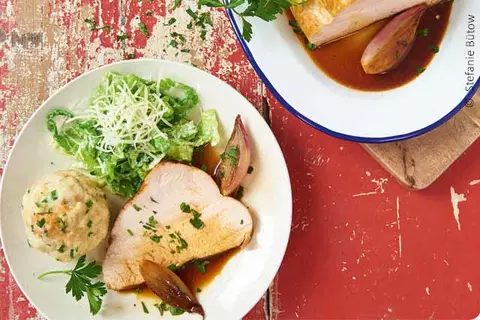 Putenbrust mit Wirsinggemüse