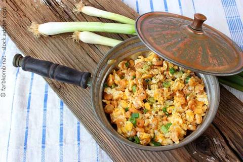 Low Carb Rührei mit Gemüse