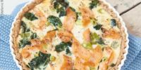 Lachs-Tarte Mit Spinat